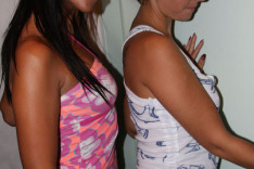 Caught Wanking — Girls Abuse Guys, starring Daria Glower, Simone Style