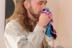 Hiding In The Cupboard — Girls Abuse Guys, starring Charley Chase, Jessi Palmer, Rachel Roxxx