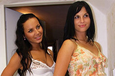 Fingered In The Shower — Girls Abuse Guys, starring Natali, Renata Black